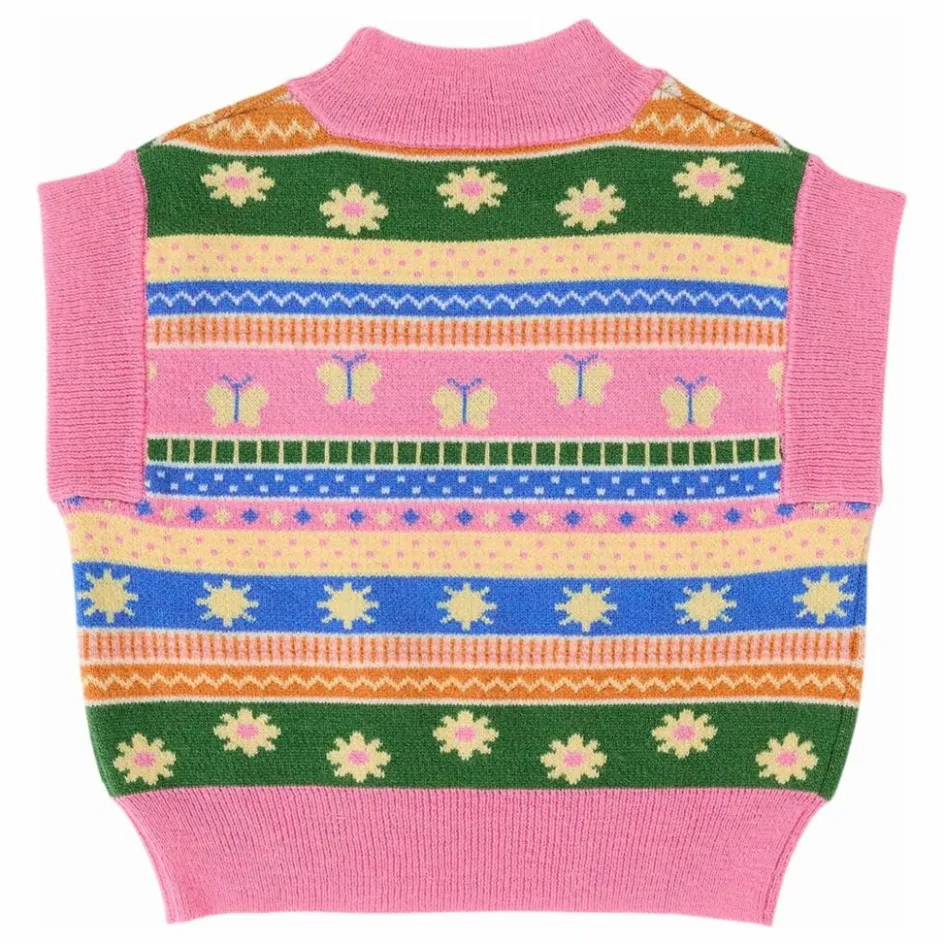 Sale Goldie + Ace Pull Sans Manches Flutter By | Rose