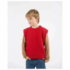 Matona Pull Sans Manches Laine | Rouge