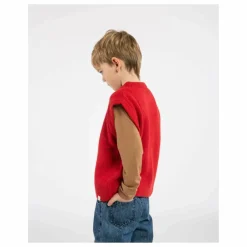 Matona Pull Sans Manches Laine | Rouge