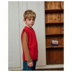 Matona Pull Sans Manches Laine | Rouge