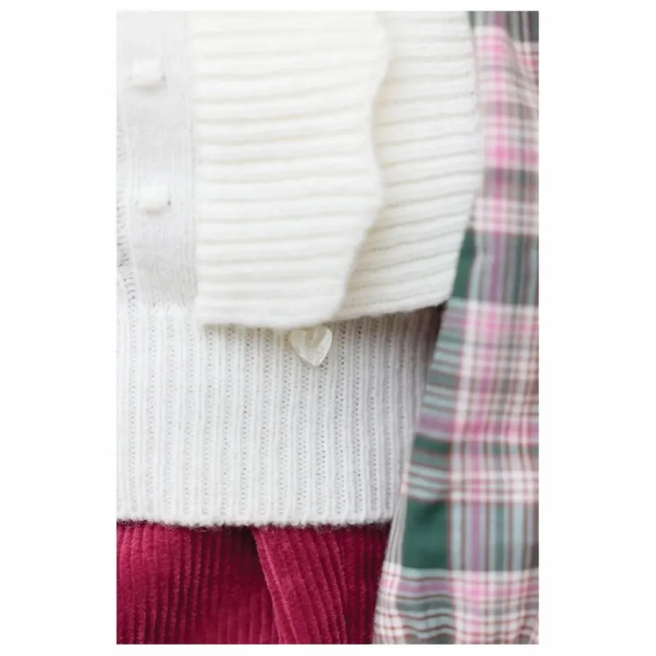Clearance Tartine et Chocolat Pull Sans Manches Laine | Nacre
