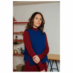 Outlet Matona Pull Sans Manches Laine | Bleu