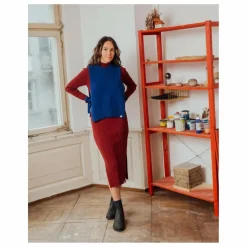 Outlet Matona Pull Sans Manches Laine | Bleu