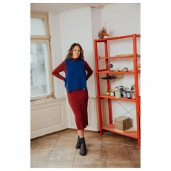 Outlet Matona Pull Sans Manches Laine | Bleu