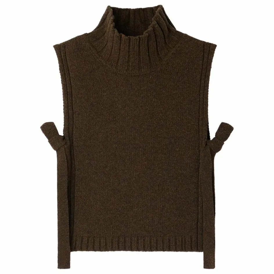 Soeur Pull Sans Manches Or Laine Vierge ||Femme Pulls, Gilets