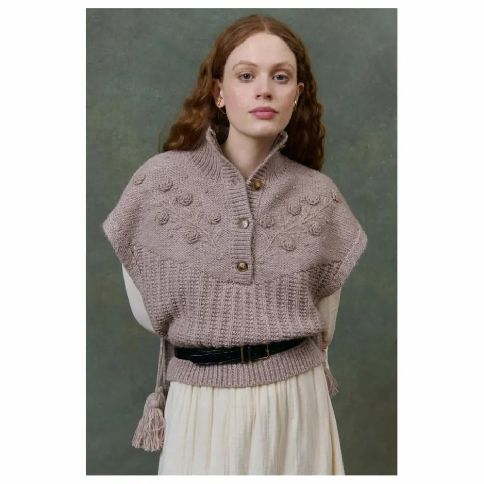 Clearance Louise Misha Pull Sans Manches Song - Collection Femme | Beige