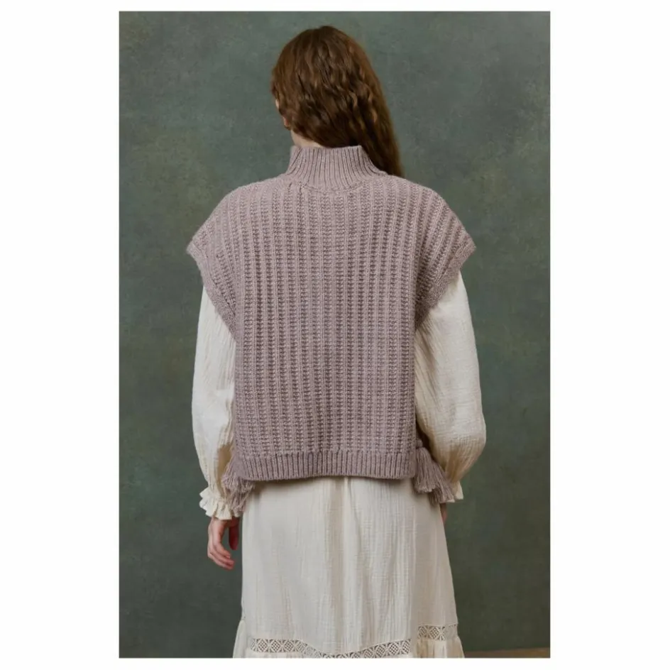 Clearance Louise Misha Pull Sans Manches Song - Collection Femme | Beige