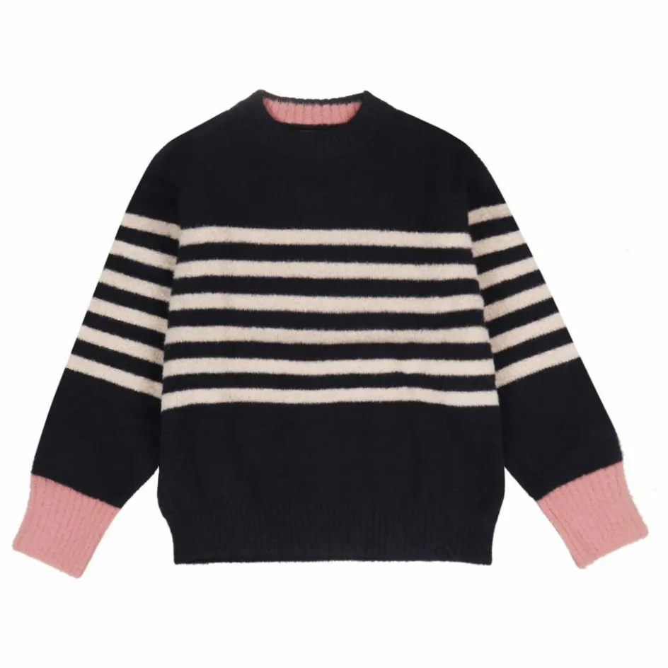 Tumble N'Dry Pull Sante Rayé | Bleu nuit
