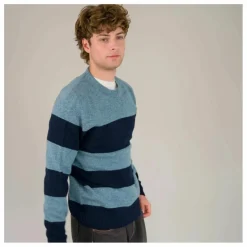 Origin Knitwear Pull Seamless Rayé Laine ||Homme Sweats, Pulls
