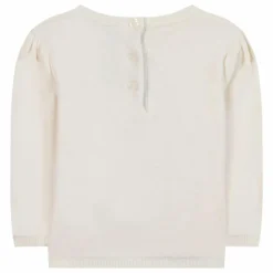 Hot Tartine et Chocolat Pull Vollants Laine | Nacre
