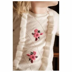 Hot Tartine et Chocolat Pull Vollants Laine | Nacre