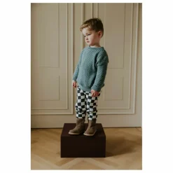 Yuki Pull Wavy Coton Bio | Bleu gris