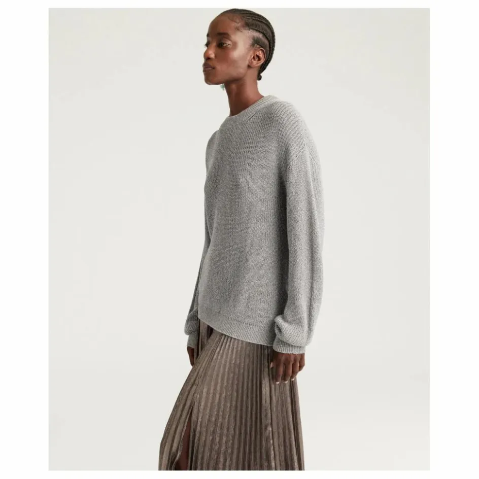 Momoni Pull Windsor Métallisé ||Femme Pulls, Gilets