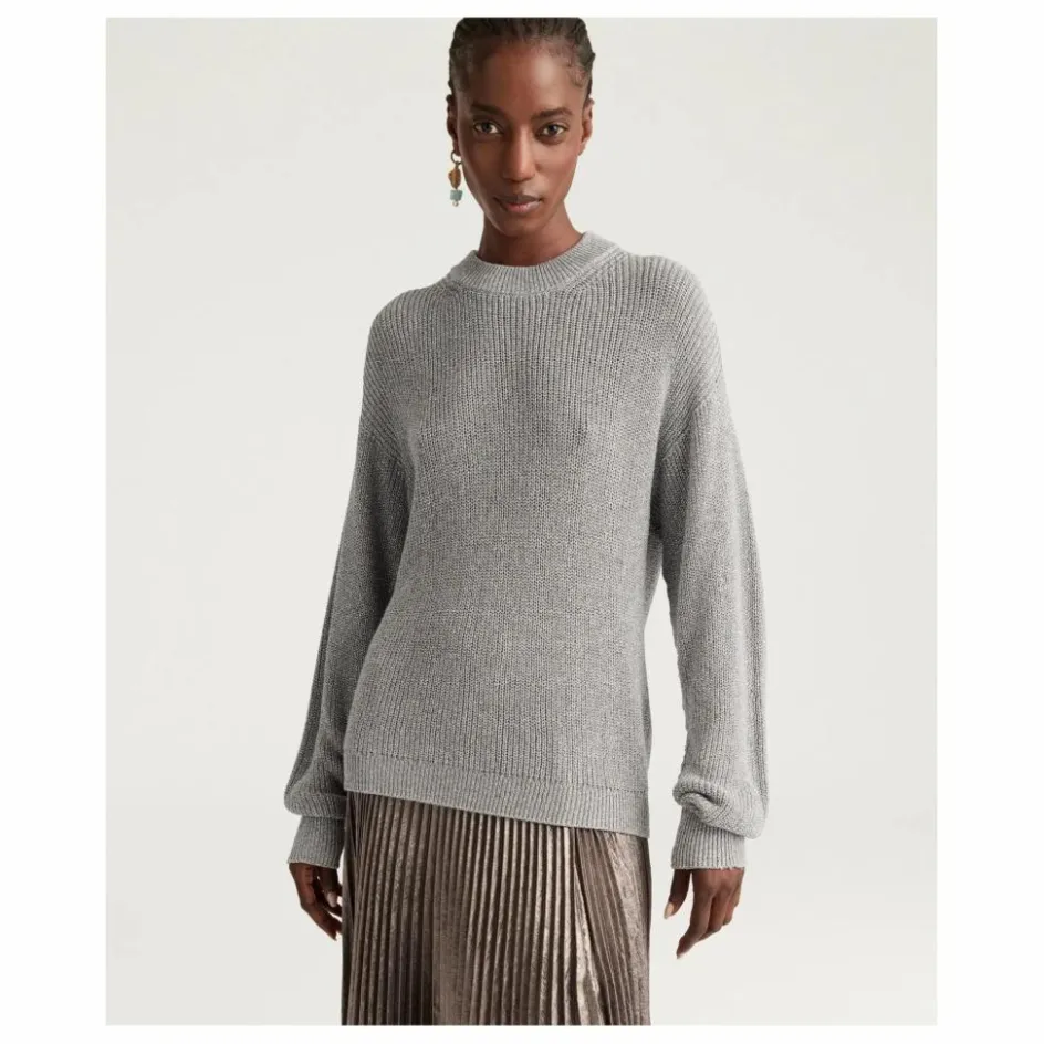 Momoni Pull Windsor Métallisé ||Femme Pulls, Gilets