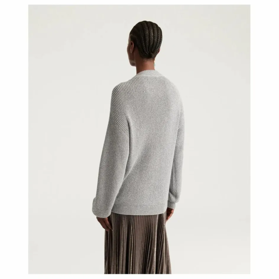 Momoni Pull Windsor Métallisé ||Femme Pulls, Gilets