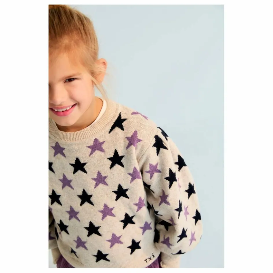 Clearance Pull Ximena Etoiles Laine et Fibres Recyclées | Enfant Pulls, Gilets|Pulls, Gilets