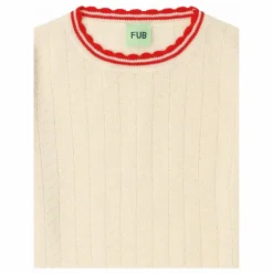 FUB Pull Zigzag Maille Fine Laine de Mérinos ||Enfant Pulls, Gilets
