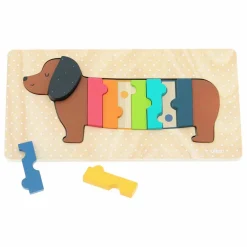 Clearance Vilac Puzzle à encastrer Chien - Andy Westface Multicolore