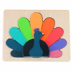 Clearance Puzzle à encastrer Paon - Andy Westface Jouets D'Éveil|Jouets D'Éveil