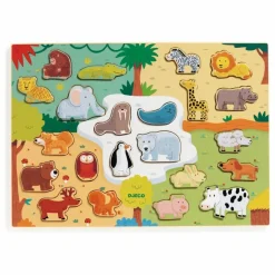 Djeco Jouets D'Éveil|Jouets D'Éveil*Puzzle Animaux - 22 pièces