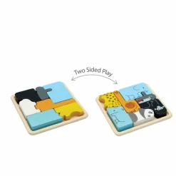 Plan Toys Jouets D'Éveil*Puzzle Animaux 2 en 1