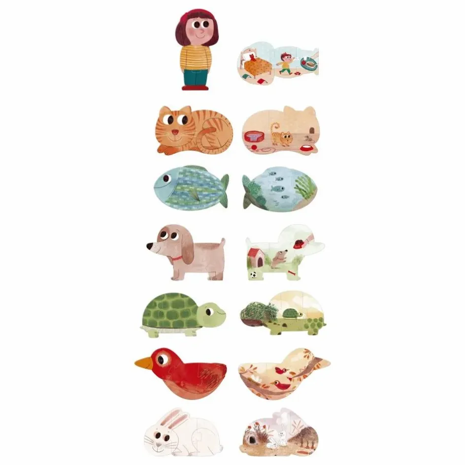 Clearance Puzzle animaux I love my pets Puzzles|Jeux Éducatifs
