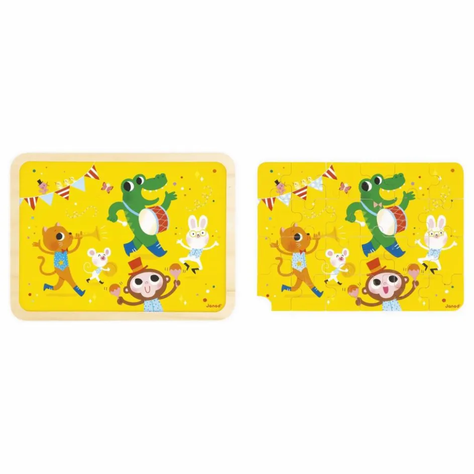 Janod Puzzle C'est la fête - 24 pièces| Puzzles|Jeux Éducatifs