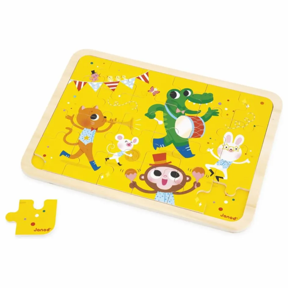 Janod Puzzle C'est la fête - 24 pièces| Puzzles|Jeux Éducatifs