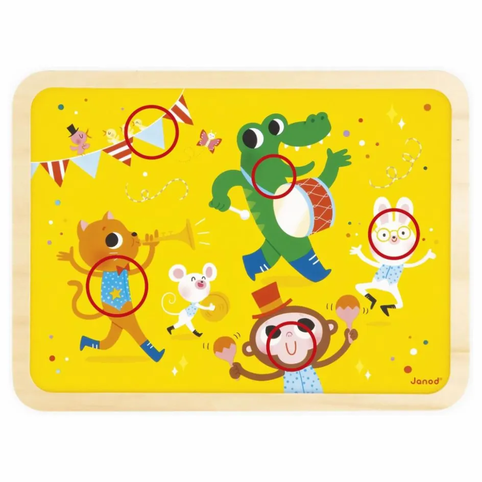 Janod Puzzle C'est la fête - 24 pièces| Puzzles|Jeux Éducatifs