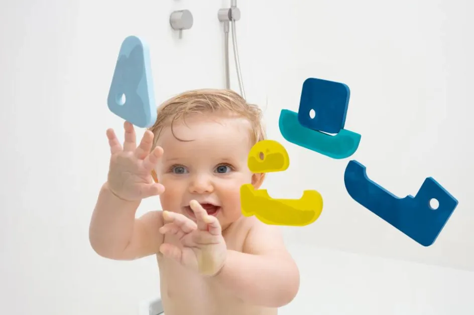 Discount Quut Puzzle de bain Voiliers | Bleu
