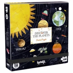 Londji Puzzle de poche Découvre les Planètes| Puzzles|Jeux Éducatifs