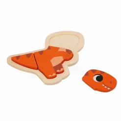 Online Janod Puzzle Dino - set de 4 Multicolore