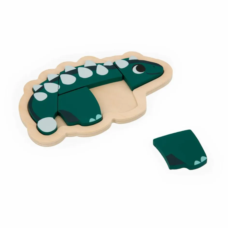 Online Janod Puzzle Dino - set de 4 Multicolore