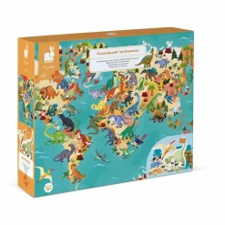Hot Puzzle éducatif Les Dinosaures - 200 pièces Puzzles|Jeux Éducatifs