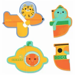Puzzle Duo Véhicules Jouets D'Éveil|Jouets D'Éveil