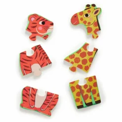 Clearance Djeco Puzzle en bois Coucou Tigre Multicolore