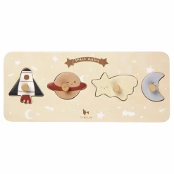 Fabelab Jouets D'Éveil|Jouets D'Éveil*Puzzle en bois Magie de l'espace