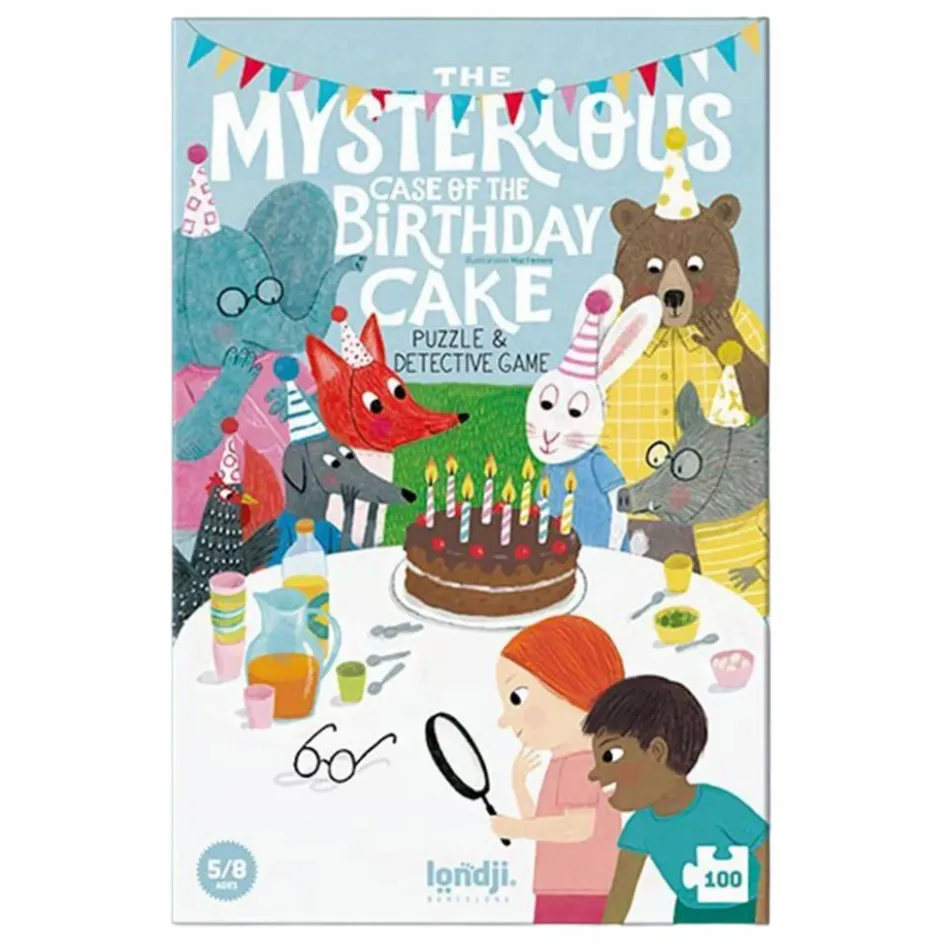 Londji Puzzles|Jeux Éducatifs*Puzzle et jeu de détective Birthday - 100 pièces
