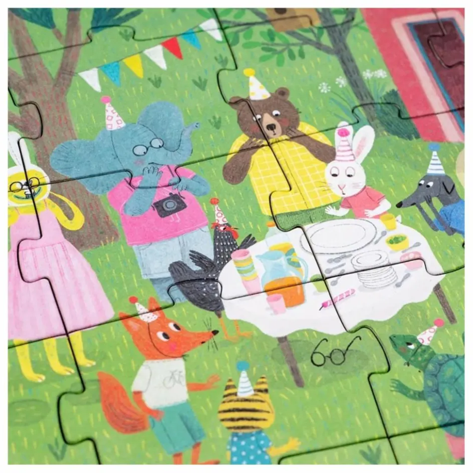 Londji Puzzles|Jeux Éducatifs*Puzzle et jeu de détective Birthday - 100 pièces
