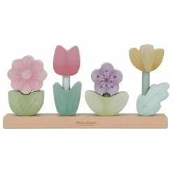 Little Dutch Jouets D'Éveil|Jouets D'Éveil*Puzzle fleurs à empiler en bois FSC - Fairy Garden