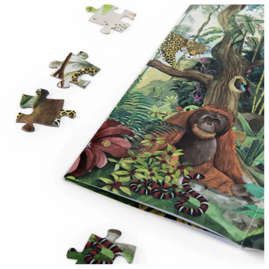 Moulin Roty Puzzles|Jeux Éducatifs*Puzzle Forêt Tropicale - 350 pièces