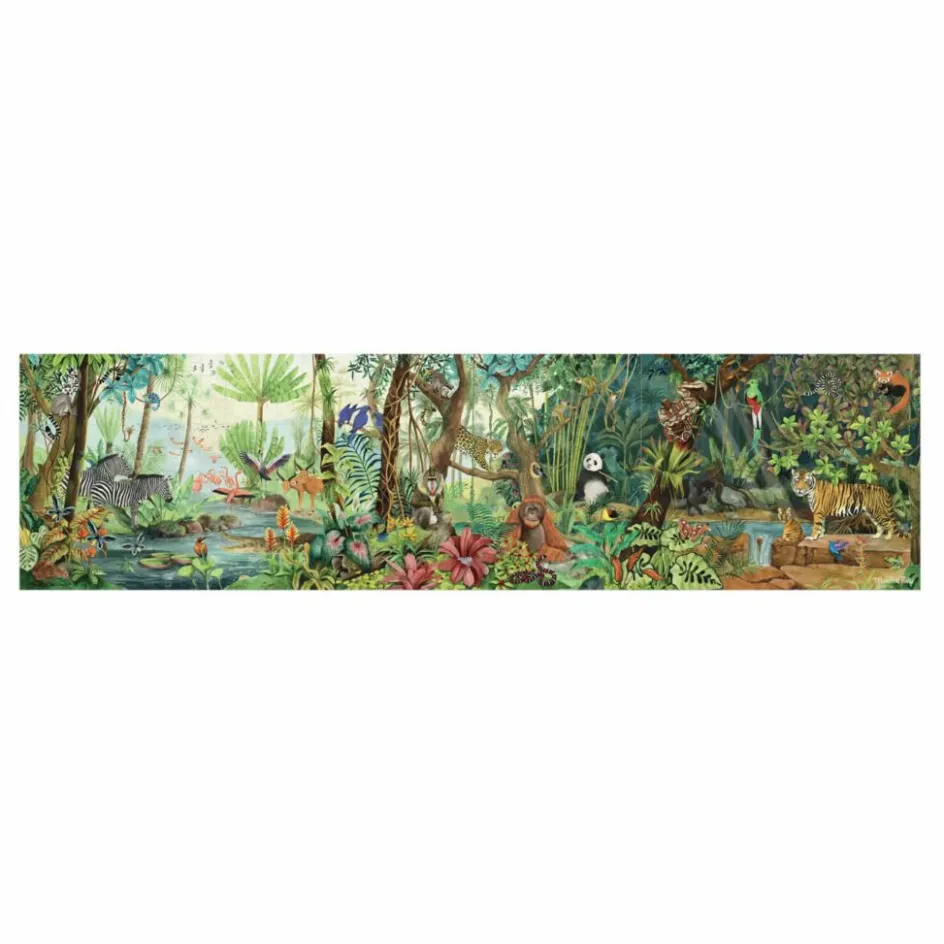 Moulin Roty Puzzles|Jeux Éducatifs*Puzzle Forêt Tropicale - 350 pièces