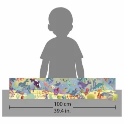 Outlet Janod Puzzle frise Les animaux marins - 36 pièces Multicolore