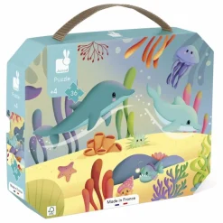 Outlet Janod Puzzle frise Les animaux marins - 36 pièces Multicolore