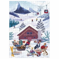 Best Puzzle Hiver à la montagne - 500 pièces Puzzles|Jeux Éducatifs