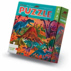Crocodile Creek Puzzle holographique Dinosaures - 24 pièces| Puzzles|Jeux Éducatifs