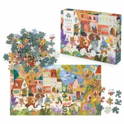 Sale Moulin Roty Puzzle La fête du Printemps - 500 pièces Multicolore