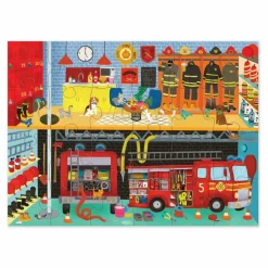 Crocodile Creek Puzzles|Jeux Éducatifs*Puzzle La Station de Pompiers - 24 pièces