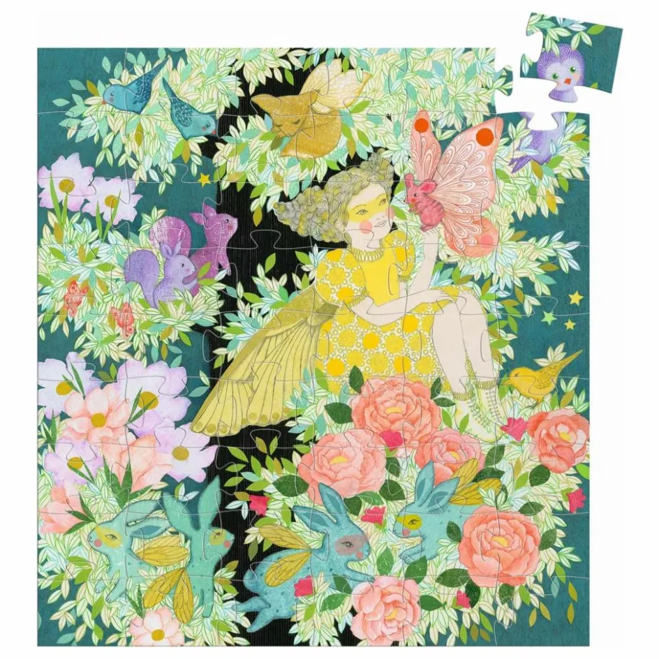 Djeco Puzzles|Jeux Éducatifs*Puzzle L'arbre de Flora - 54 pièces