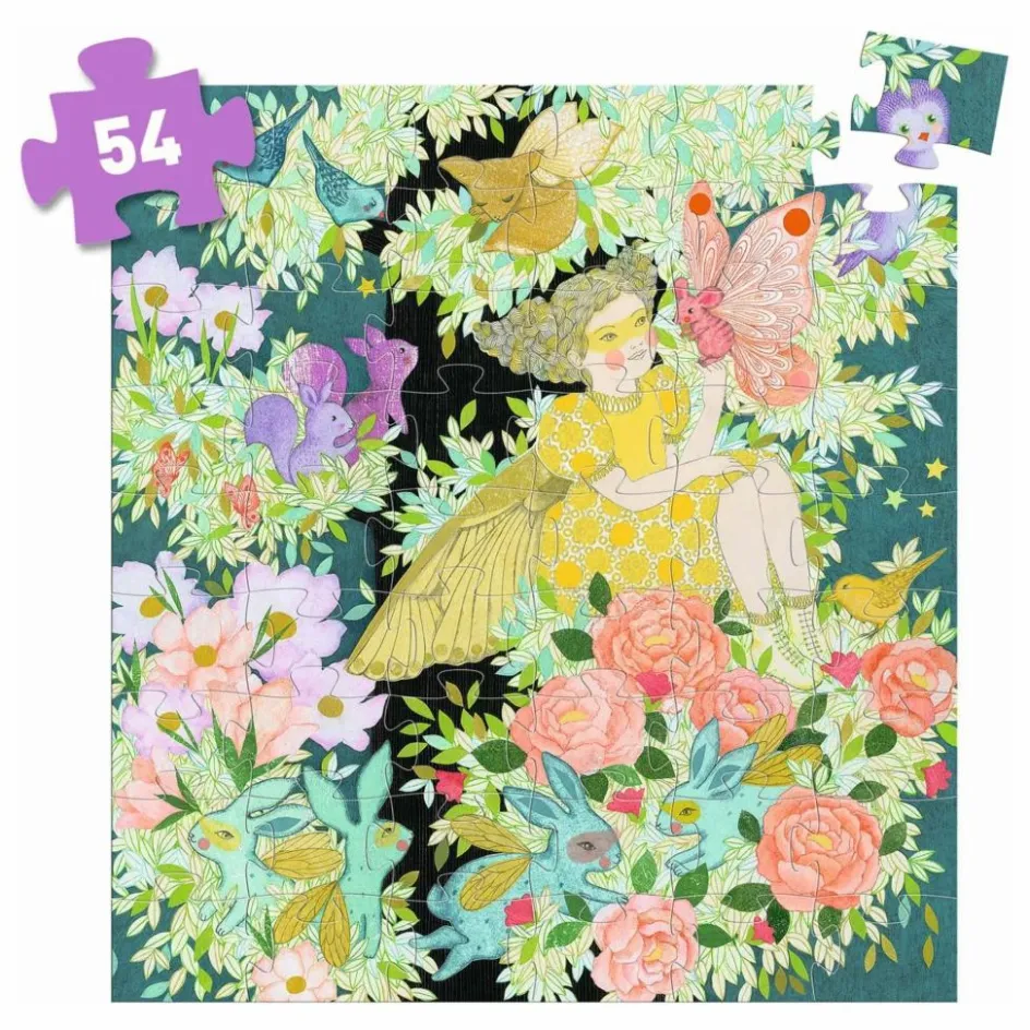 Djeco Puzzles|Jeux Éducatifs*Puzzle L'arbre de Flora - 54 pièces